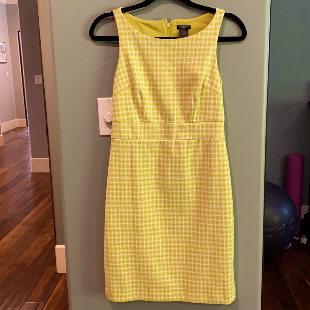 Ann Taylor sheath dress! Great pattern and color!
